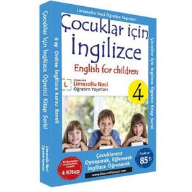Çocuklar için İngilizce Kitap Serisi 4 Kitap Takım - Kolektif