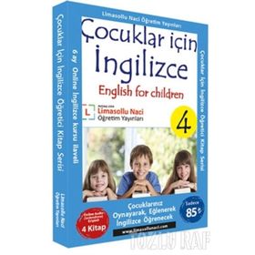 Çocuklar için İngilizce Kitap Serisi 4 Kitap Takım - Kolektif