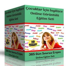 Çocuklar İçin İngilizce Online Görüntülü Eğitim Seti Enine Boyuna Eğitim