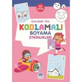 Çocuklar için Kodlama Etkinlikleri - Pembe - 32 Etkinlik - Martı Yayınları