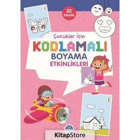 Çocuklar için Kodlama Etkinlikleri - Pembe - 32 Etkinlik - Martı Yayınları