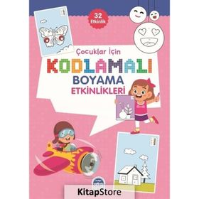 Çocuklar için Kodlama Etkinlikleri - Pembe - 32 Etkinlik - Martı Yayınları