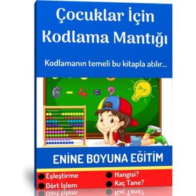 Çocuklar İçin Kodlama Mantığı Seti 2 Kitap Enine Boyuna Eğitim