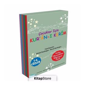 Çocuklar İçin Kur’an-ı Kerim 1 - 6. Cüzler 6 Kitap Takım - Melek Bozdoğan Murat Bozdoğan
