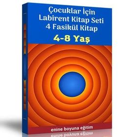 Çocuklar İçin Labirent Kitap Seti 4 Fasikül Kitap Enine Boyuna Eğitim