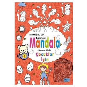 Çocuklar İçin Mandala Kırmızı Parıltı Yayınları