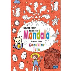 Çocuklar İçin Mandala Kırmızı Parıltı Yayınları