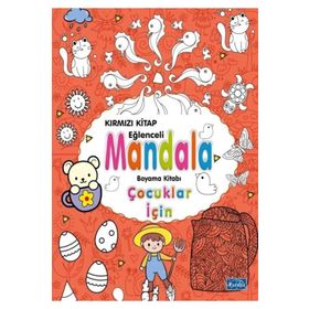 Çocuklar İçin Mandala Kırmızı Parıltı Yayınları