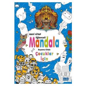 Çocuklar İçin Mandala Mavi Parıltı Yayınları