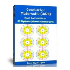 Çocuklar İçin Matematik Çarkı Matematik İşlem Çarkı Enine Boyuna Eğitim