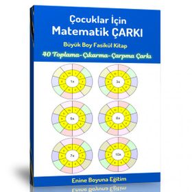 Çocuklar İçin Matematik Çarkı Matematik İşlem Çarkı Enine Boyuna Eğitim
