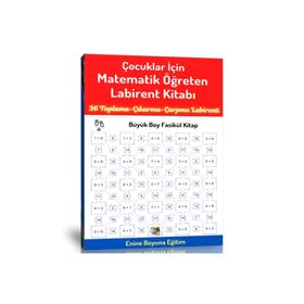 Çocuklar İçin Matematik Öğreten Labirent Kitabı Enine Boyuna Eğitim