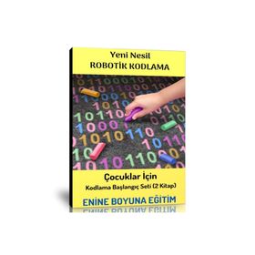 Çocuklar İçin Robotik Kodlama Başlangıç Seti 2 Kitap Enine Boyuna Eğitim