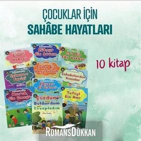 Çocuklar için Sahabe Hayatları Seti 10 Kitap Takım Cuma Karakoç Aktaş Yayıncılık