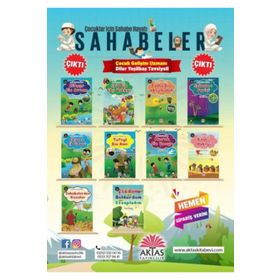 Çocuklar için Sahabe Hayatları Seti 10 Kitap Takım Cuma Karakoç Aktaş Yayıncılık