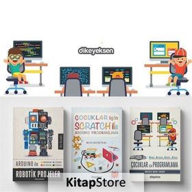 Çocuklar İçin Scratch ve Kodlama Eğitim Seti - 3 Kitap - Kolektif