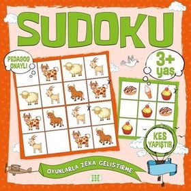 Çocuklar İçin Sudoku Kes Yapıştır (3+ Yaş) - Kolektif - Dokuz Yayınları