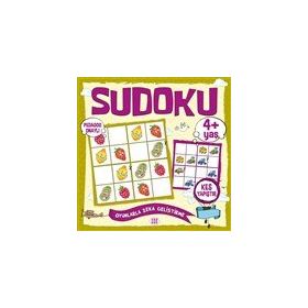 Çocuklar İçin Sudoku Kes Yapıştır (4+ Yaş) - Kolektif - Dokuz Yayınları