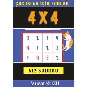 Çocuklar İçin Sudoku Kitap Seti 2 Kitap Enine Boyuna Eğitim