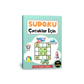 Çocuklar İçin Sudoku Rakamlı ve Şekilli Enine Boyuna Eğitim