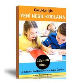 Çocuklar İçin Yeni Nesil Kodlama Kitap Seti Enine Boyuna Eğitim