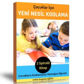 Çocuklar İçin Yeni Nesil Kodlama Kitap Seti Enine Boyuna Eğitim