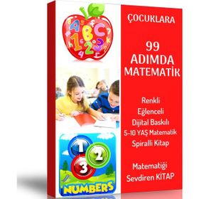 Çocuklara 99 Adımda Matematik Öğreten Spiralli Kitap Enine Boyuna Eğitim