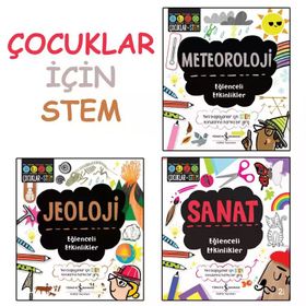 Çocuklara için STEM Eğlenceli Etkinlikler 2-İş Bankası Kültür Yayınları
