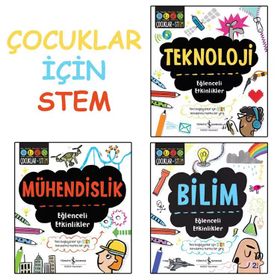 Çocuklara için STEM Eğlenceli Etkinlikler 3-İş Bankası Kültür Yayınları