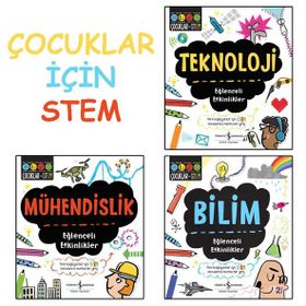 Çocuklara için STEM Eğlenceli Etkinlikler 3-İş Bankası Kültür Yayınları