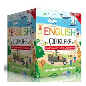 Çocuklara İngilizce Eğitim Seti Dijital Eğitim Enine Boyuna Eğitim