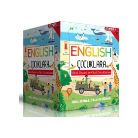 Çocuklara İngilizce Eğitim Seti Dijital Eğitim Enine Boyuna Eğitim