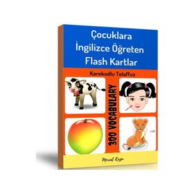 Çocuklara İngilizce Öğreten Flash Kartlar Kitap Seti-2 Kitap Enine Boyuna Eğitim