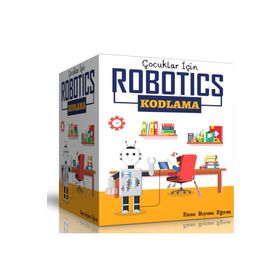 Çocuklara Robotik Kodlama Eğitim Seti 4 Süper Kitap Enine Boyuna Eğitim