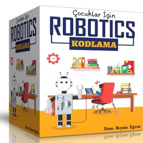 Çocuklara Robotik Kodlama Eğitim Seti 4 Süper Kitap Enine Boyuna Eğitim