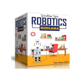 Çocuklara Robotik Kodlama Eğitim Seti 4 Süper Kitap Enine Boyuna Eğitim