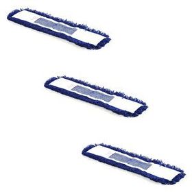 Cod-Ex 3 Adet 40 cm Orlon Nemli Palet Tablet Toz Toplama Statik Mop Takımı Seti