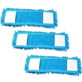 Cod-Ex 50 cm 3 Adet Mikrofiber Islak Kuru Nemli Makarna Şönil Palet Tablet Mop Yedeği