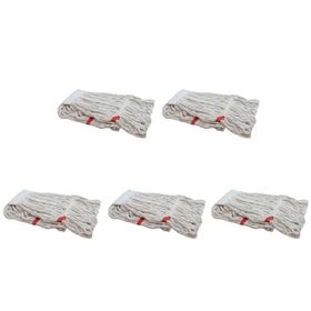 COD-EX Yedek Dar Islak Paspas Başlığı Beyaz 5 Adet 17 cm Mop
