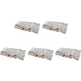COD-EX Yedek Dar Islak Paspas Başlığı Beyaz 5 Adet 17 cm Mop