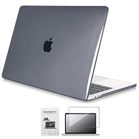 Codegen A2686 Apple 13 Macbook Pro M2 Kristal Gri Kılıf Koruyucu + Ekran Filmi