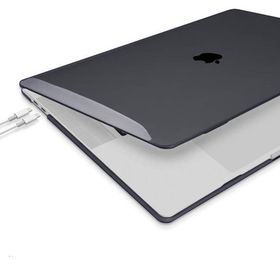 Codegen A2686 Apple 13 Macbook Pro M2 Kristal Siyah Kılıf Koruyucu + Ekran Filmi