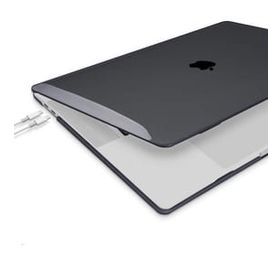 Codegen A2686 Apple 13 Macbook Pro M2 Kristal Siyah Kılıf Koruyucu + Ekran Filmi