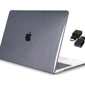 Codegen Apple 13 Macbook Air A2337 M1 Kristal Gri Kılıf Koruyucu Kapak + Usb Çevirici
