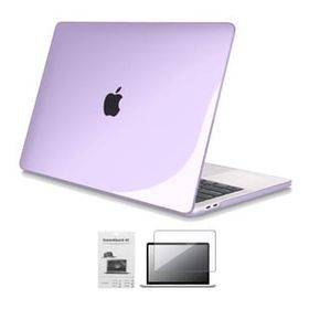 Codegen Apple 13 Macbook Pro A2338 M1 Kristal Mor Kılıf Koruyucu + Ekran Filmi