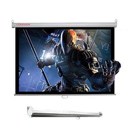 Codegen AX-30 Siyah Fonlu Storlu 300x225 cm Kilitleme Mekanizmalı Projeksiyon Perdesi