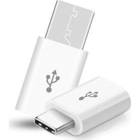 Codegen CDG-CNV34 USB Type C to Micro USB Erkek-Dişi Beyaz Dönüştürücü Adaptör
