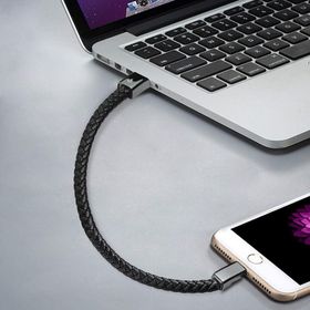 Codegen CDG-CNV53 Micro USB Deri Bileklikli Siyah Şarj Data Kablosu
