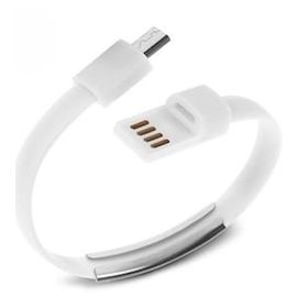Codegen CDG-CNV64 Micro USB Port Beyaz Bileklik Şarj Data Kablosu