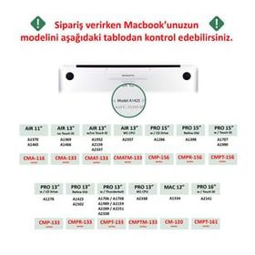 Codegen CMPTM-133DB Apple 13 Macbook Pro A2338 M1 Lacivert Kılıf Koruyucu + Ekran Filmi